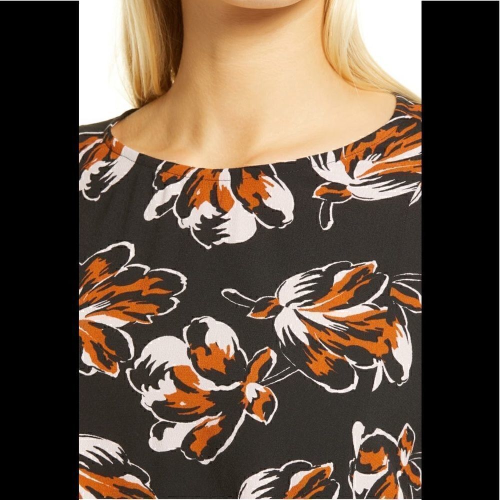 Madewell Women’s oversized sleeveless floral print viscose top size S, NWT - Picture 5 of 11
